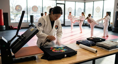 DTF transfers for martial arts studios