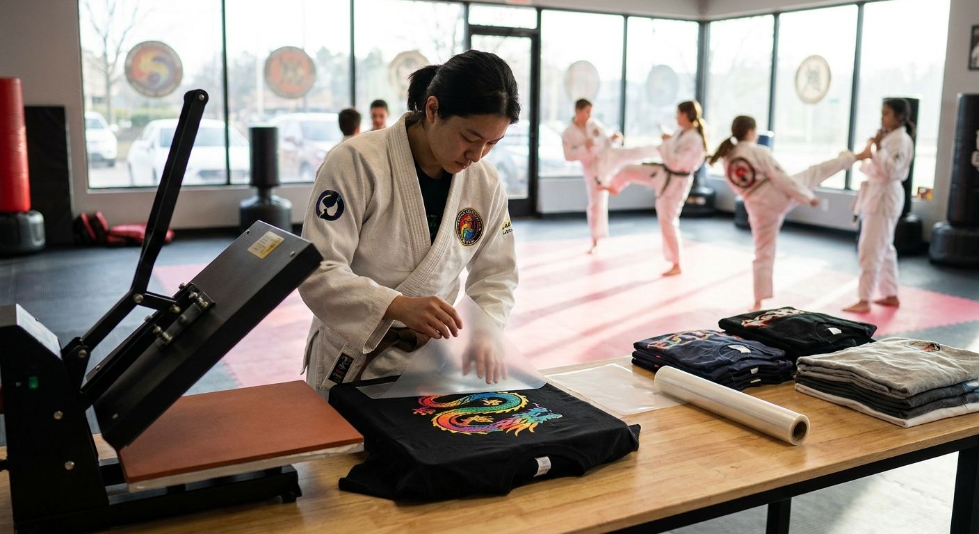 DTF transfers for martial arts studios