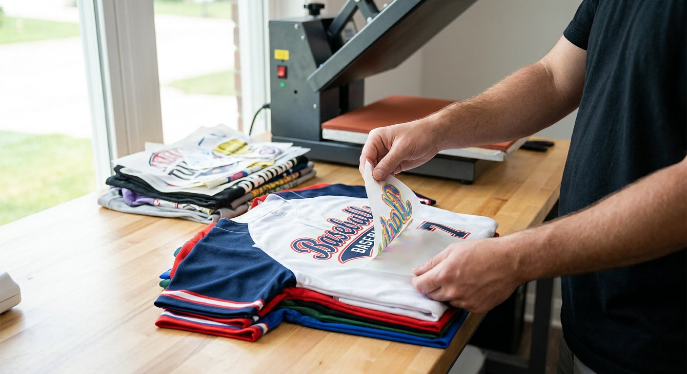 Custom DTF transfers for youth sports teams