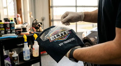 DTF transfers for auto detailing shops