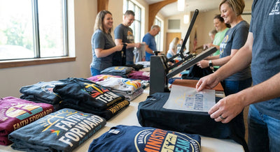 Custom DTF transfers for church and ministry apparel