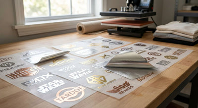 Best metallic foil DTF transfers for logos