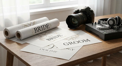 DTF transfers for wedding photographers and DJs
