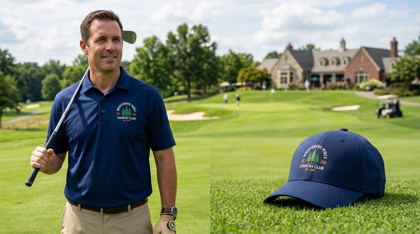 DTF transfers for golf courses and country clubs