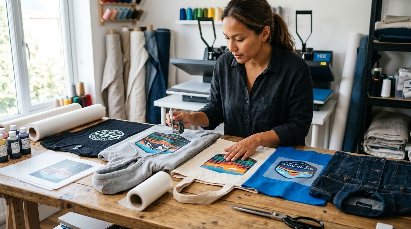 How to choose DTF transfer film thickness for different fabrics