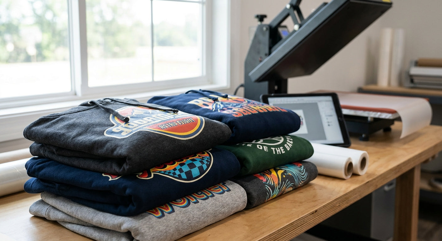 Best DTF transfers for hoodies and sweatshirts