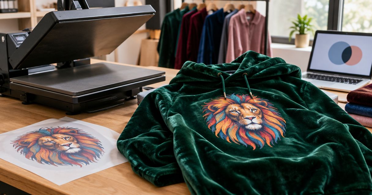 Best DTF transfers for velvet and velour apparel