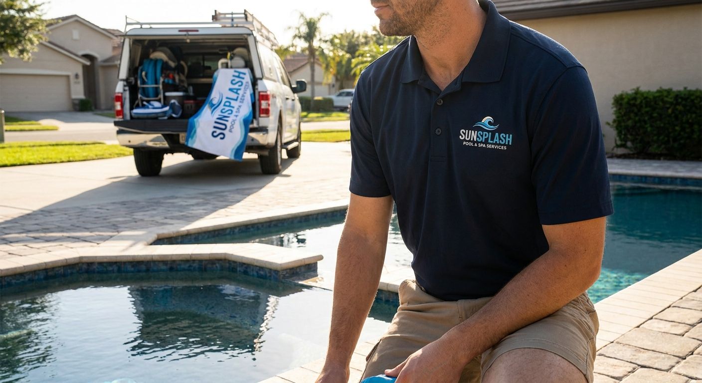 DTF transfers for pool and spa service companies