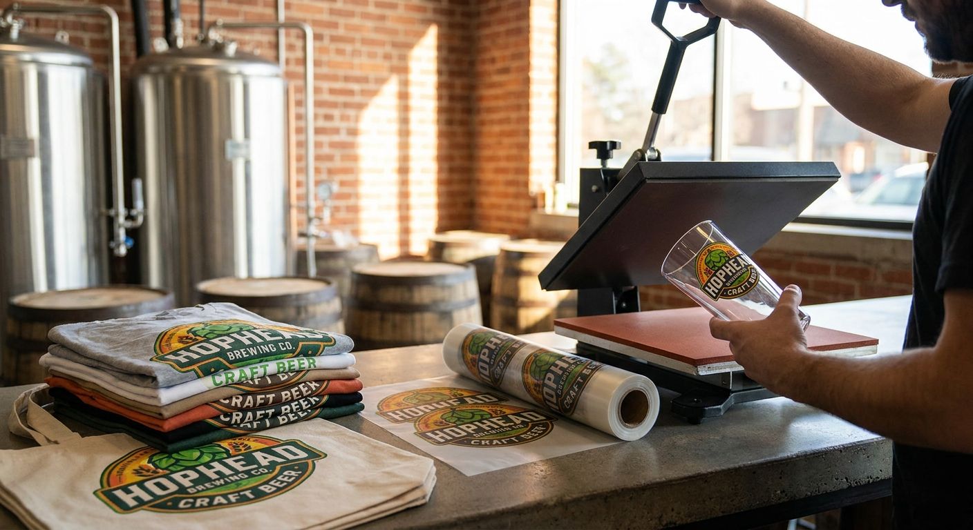 DTF transfers for breweries and craft beer brands