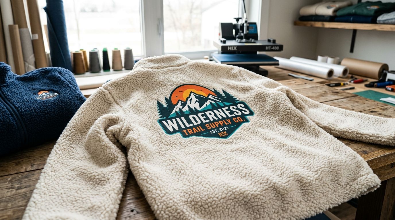 Best DTF transfers for fleece and sherpa jackets